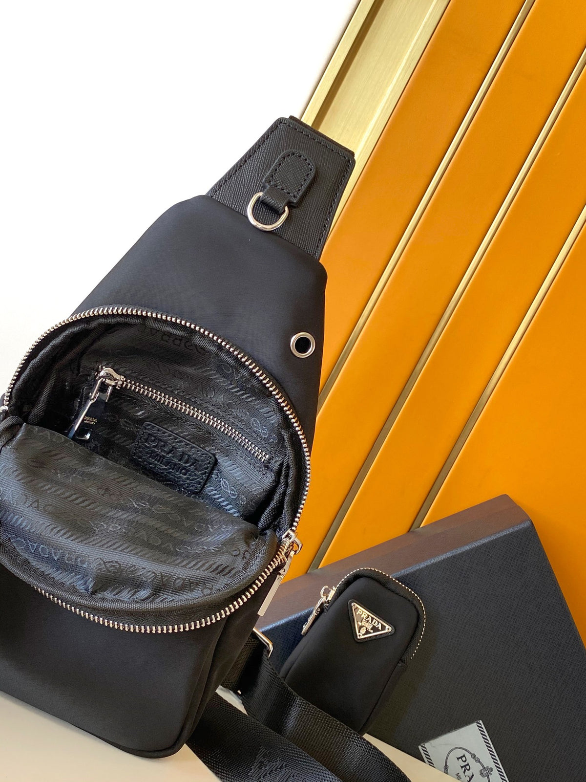 P fashionable nylon waterproof chest bag 0725052715