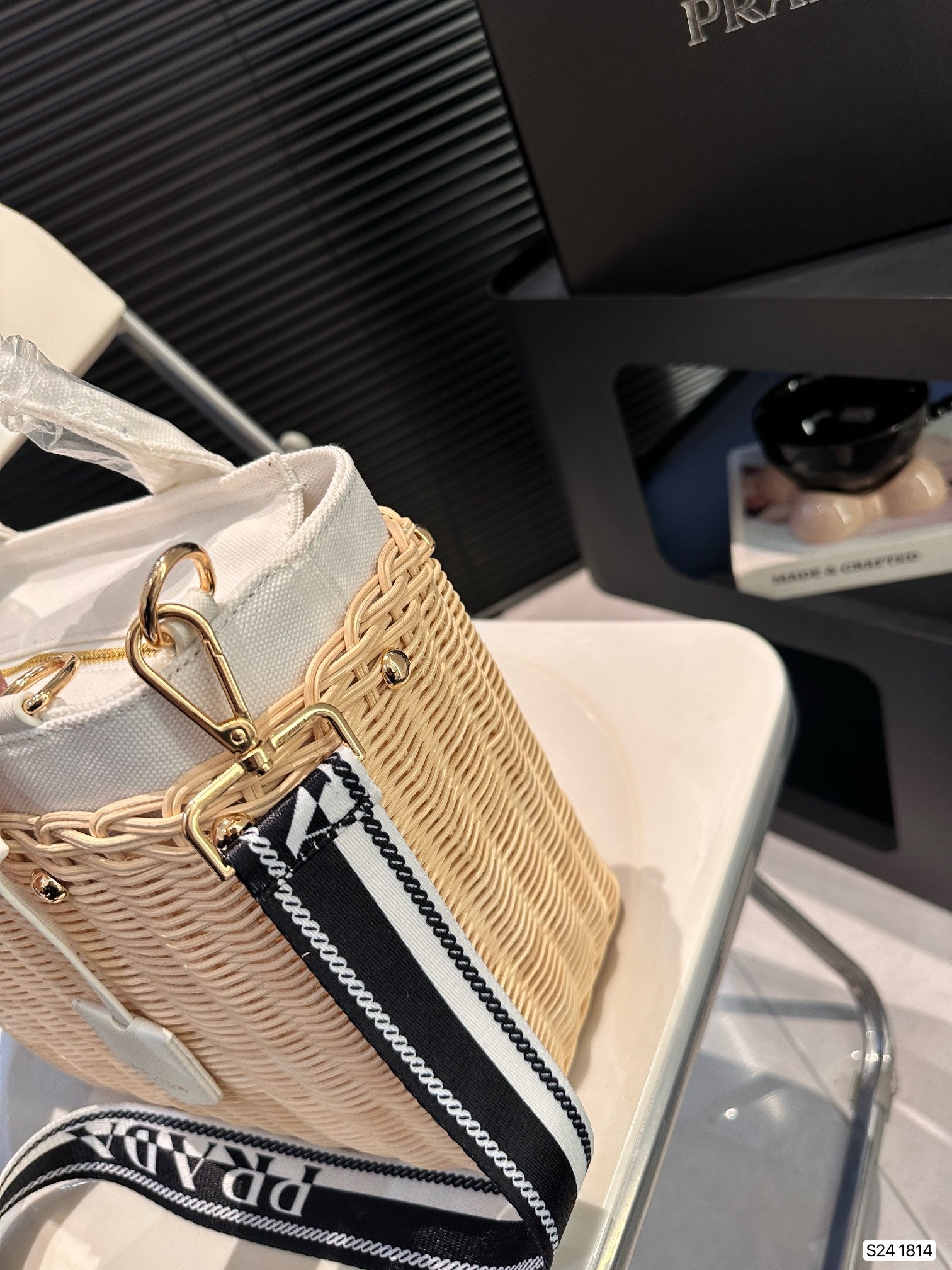 P summer fashion woven bag 0724041117