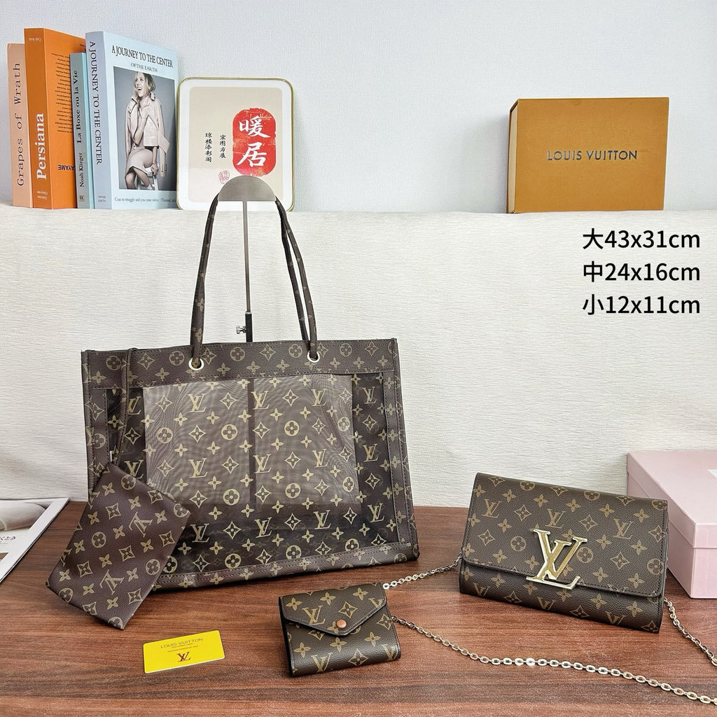 L printed bag three-piece set 0725070101