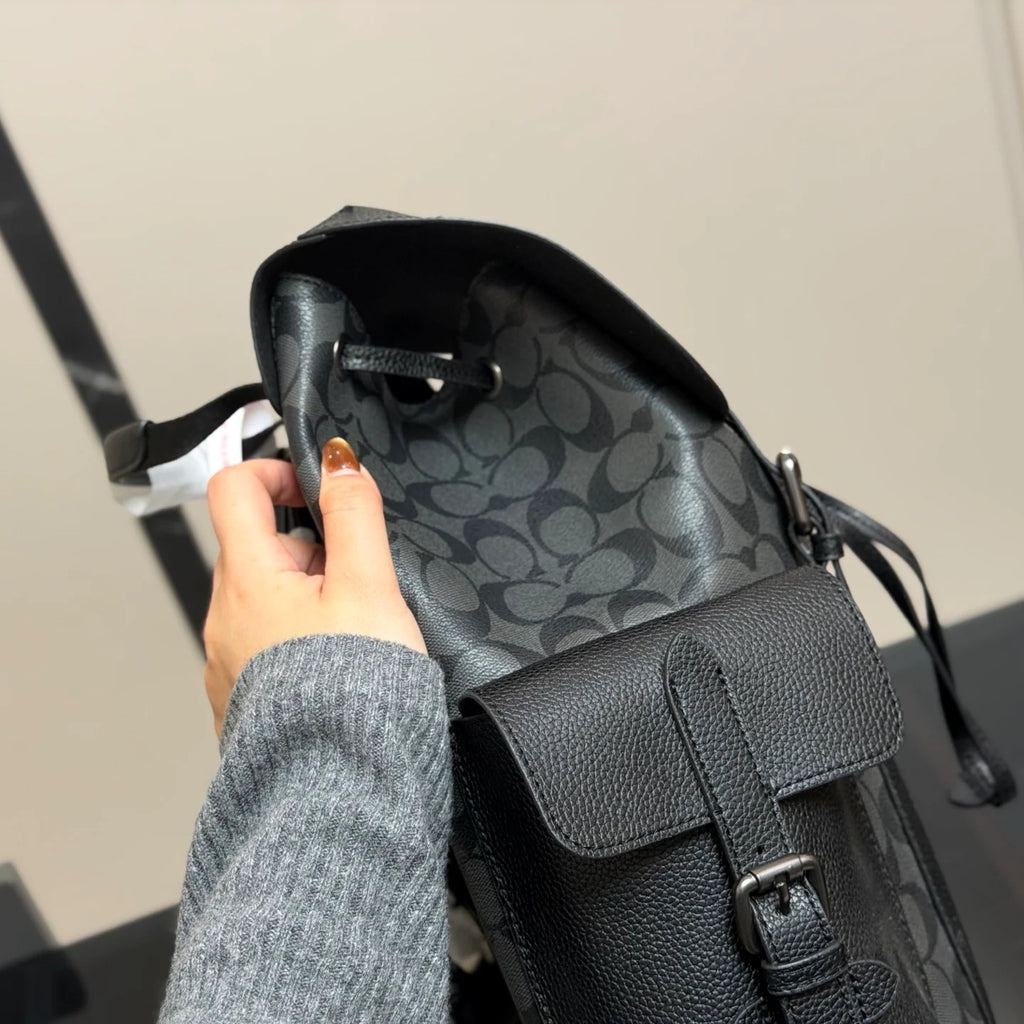 Men's leather backpack 1425121620
