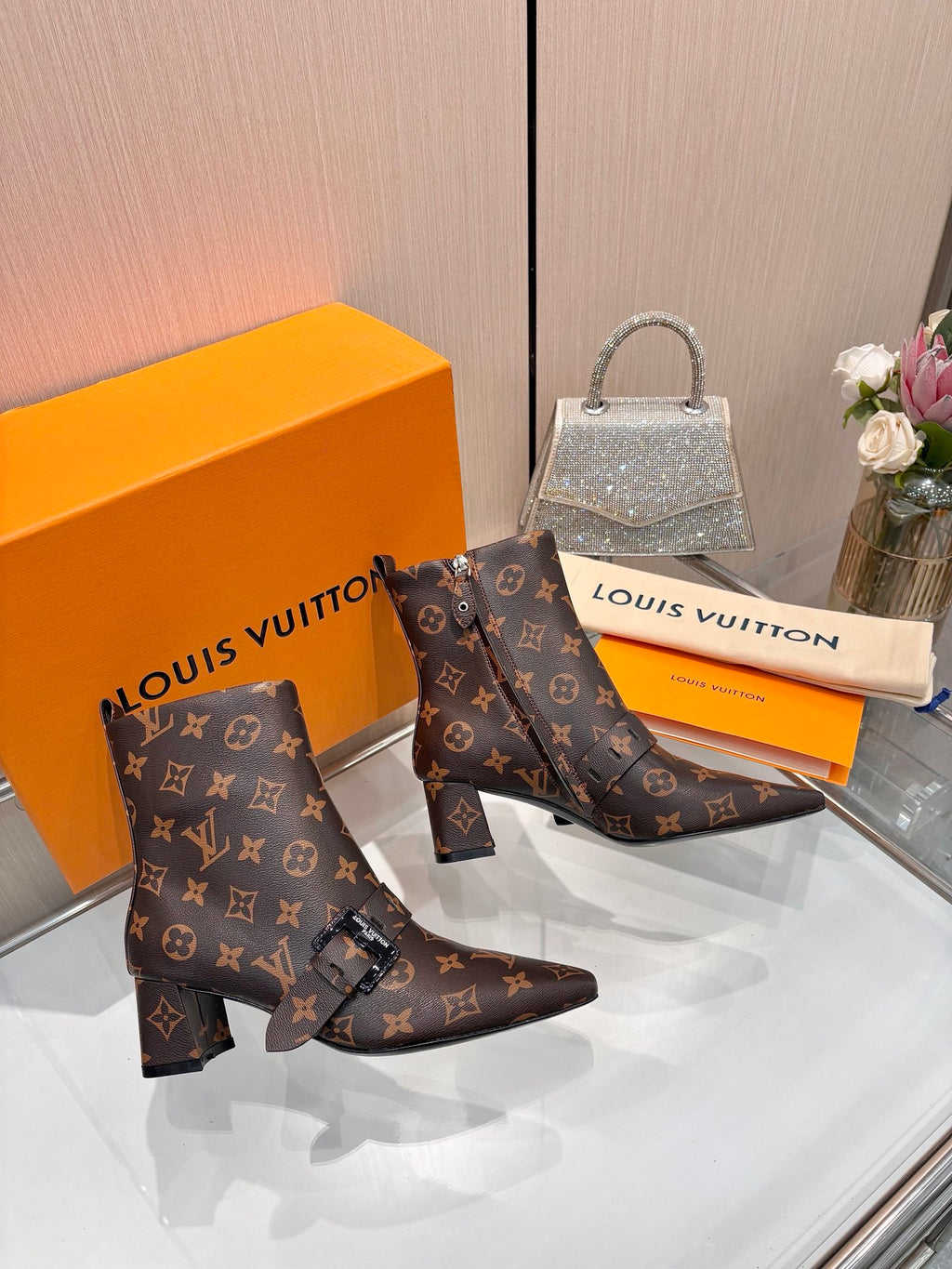 L fashion printing new 4.5cm short boots 0725102002