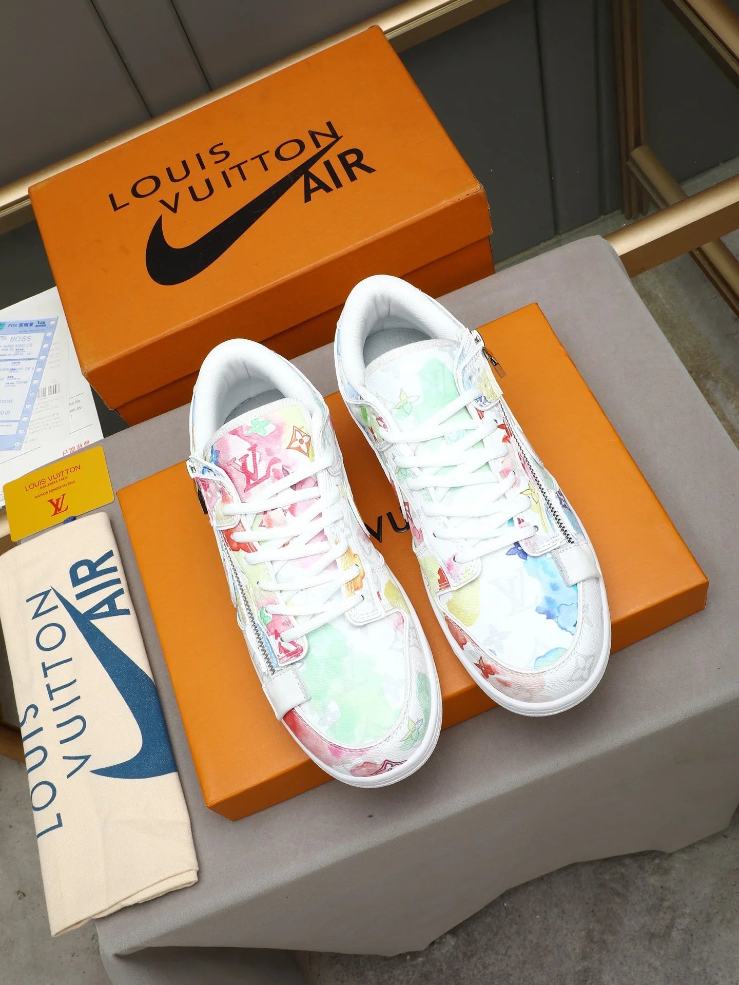 V x Nike Air Force 1 collaboration style sneakers 0726050802