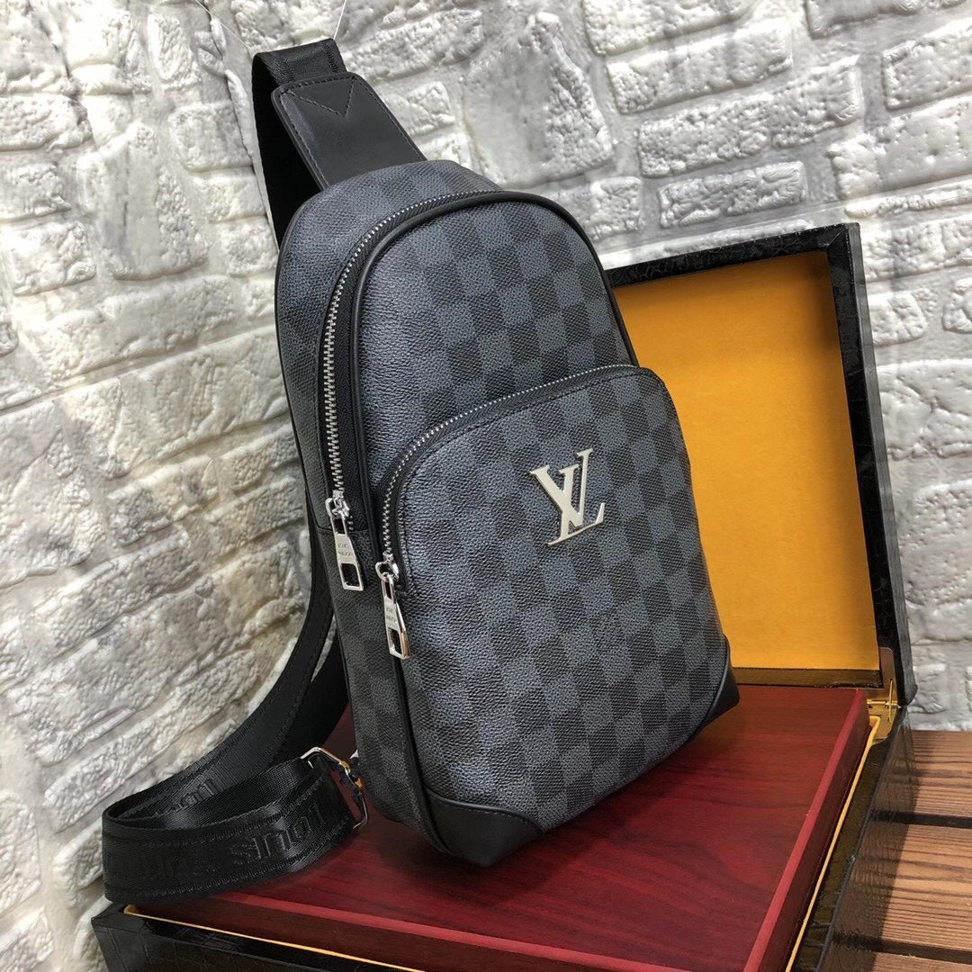 New Brown Formal V Logo men Bags-WX05202381403