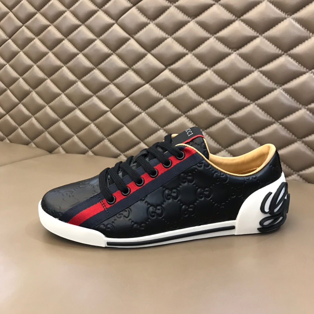 New Men's fashion lace-up casual shoes-3