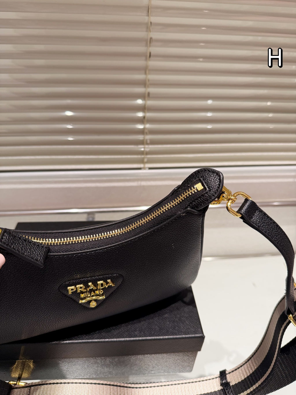 P Vintage Suede Leather Bag 0724120507