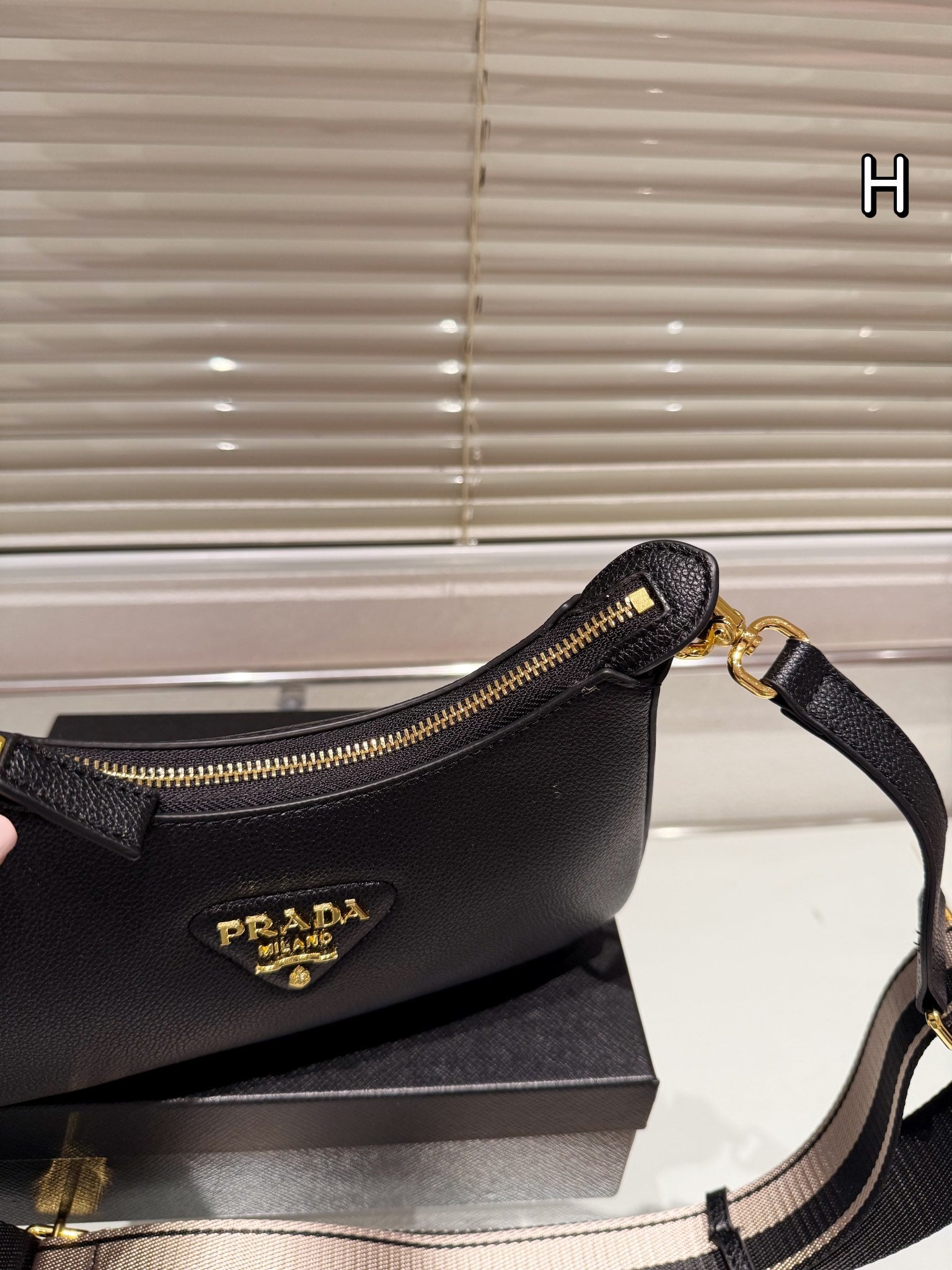 P Vintage Suede Leather Bag 0724120507