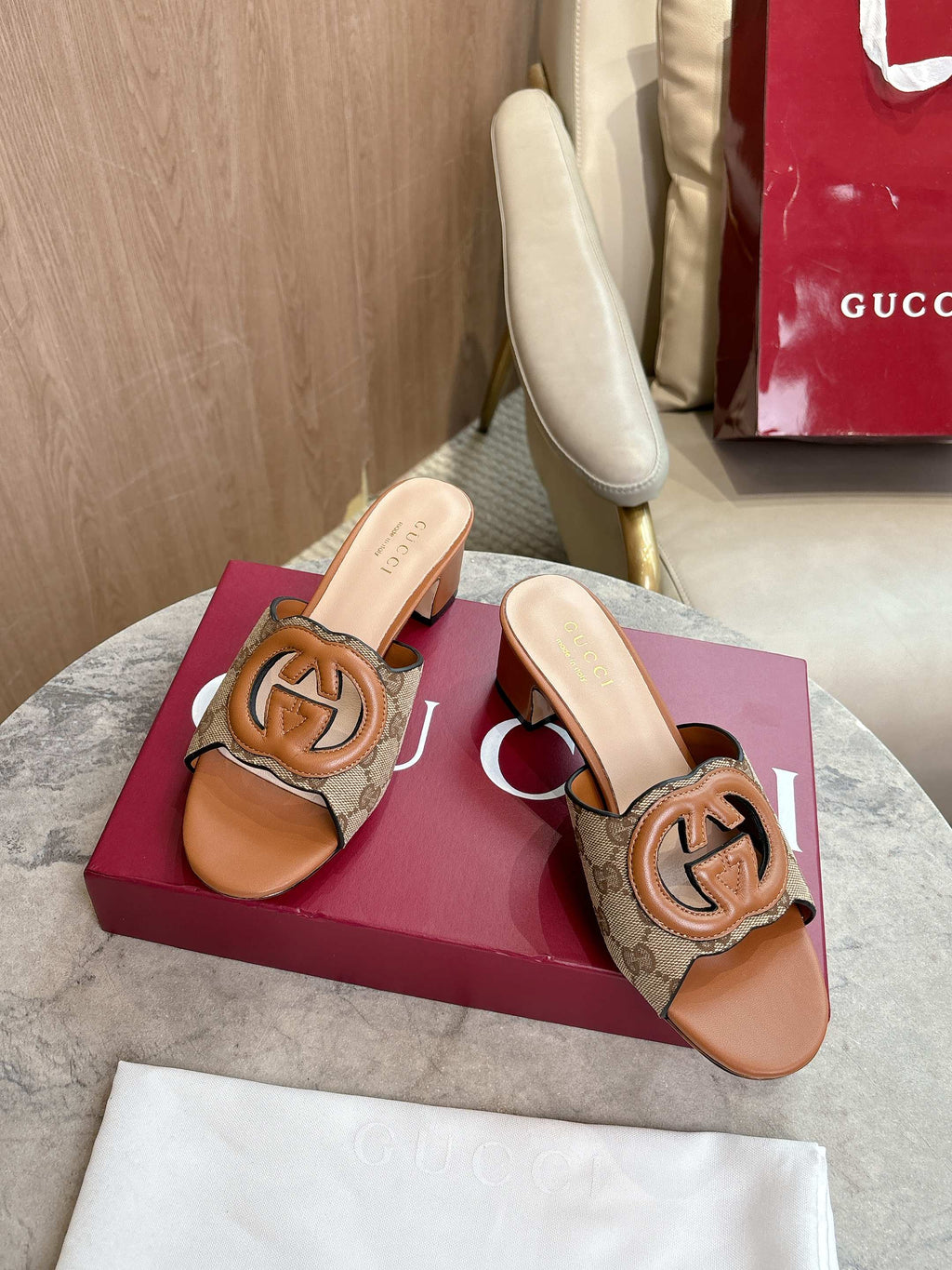 high-heeled slippers 0725101408