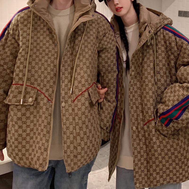 Thickened warm loose down jacket 0823120803