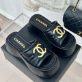 Women Leather Platform Sandal 0724062801