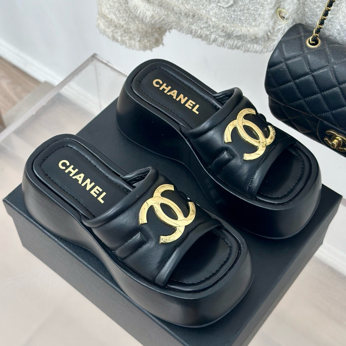 Women Leather Platform Sandal 0724062801