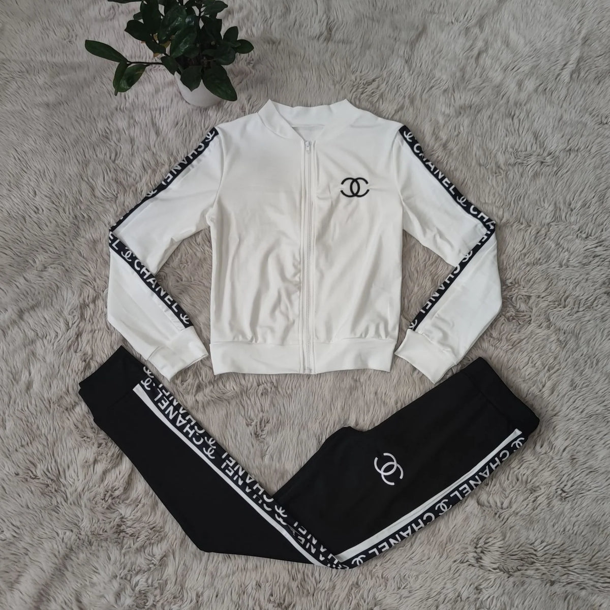 Fashion Printed Sporty Casual Two-piece Set 1024022617