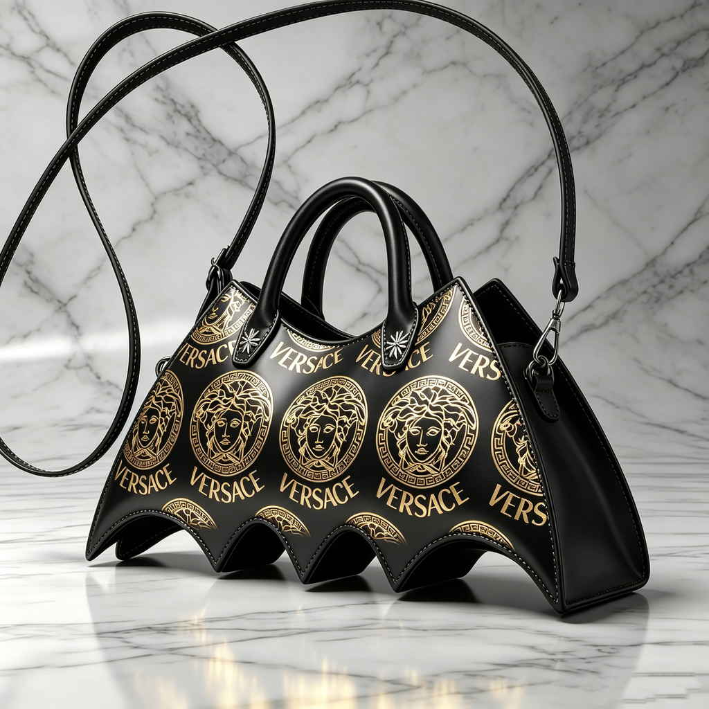 New Stylish Leather VS Bat Handbag 3D1326092137