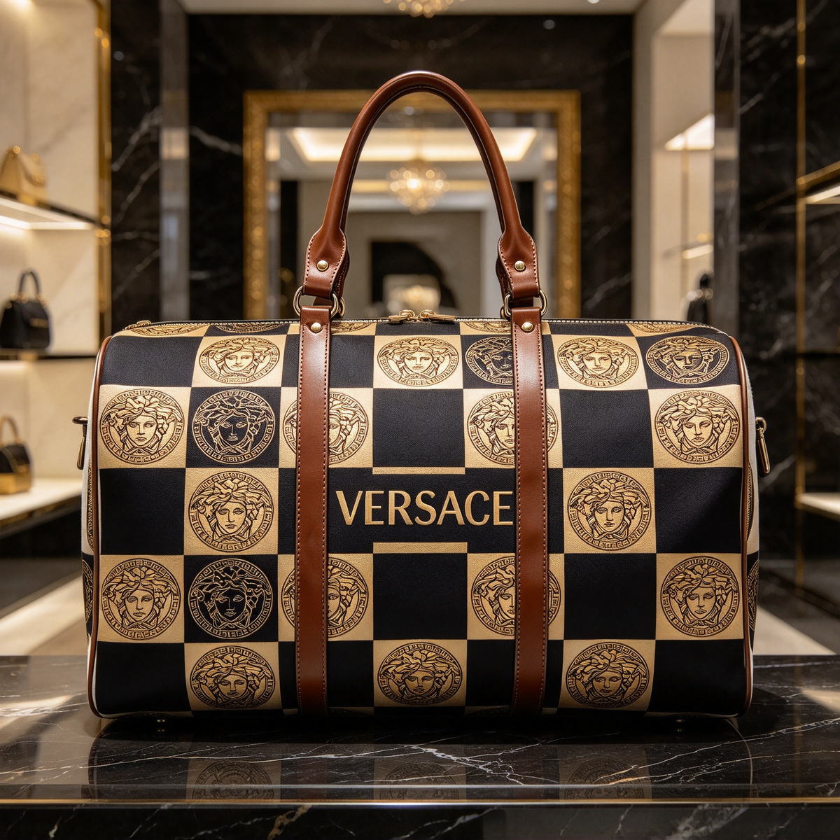 New Stylish Leather VS Travel Bag 3D1326101036