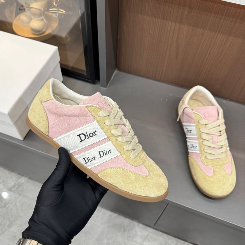 New Fashion Retro Stripe Logo Lace-up Sneakers JX1326092104