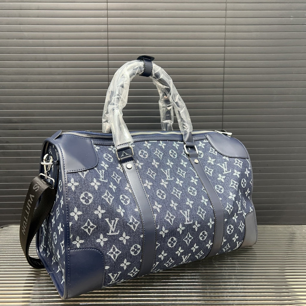L Keepall Denim Travel Bag 1824120902