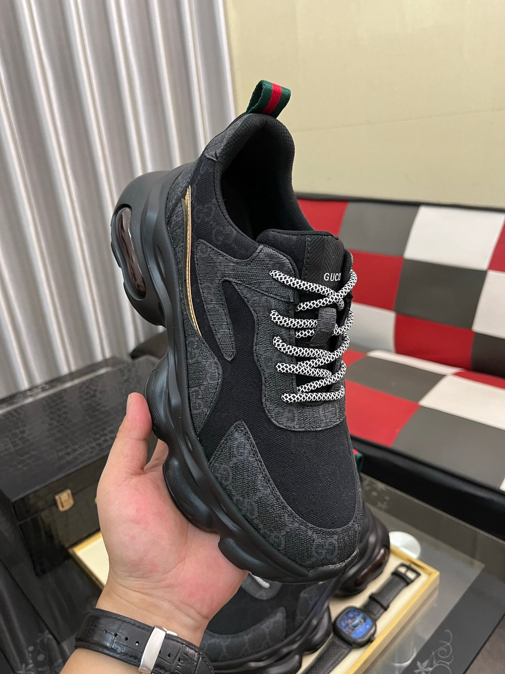 men's casual sneakers with print  0725102202