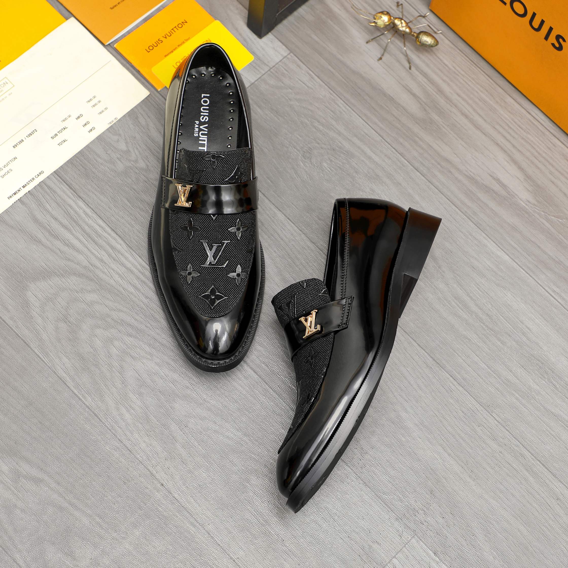 V Men's Classic Business Slip-on Leather Shoes 0726040808
