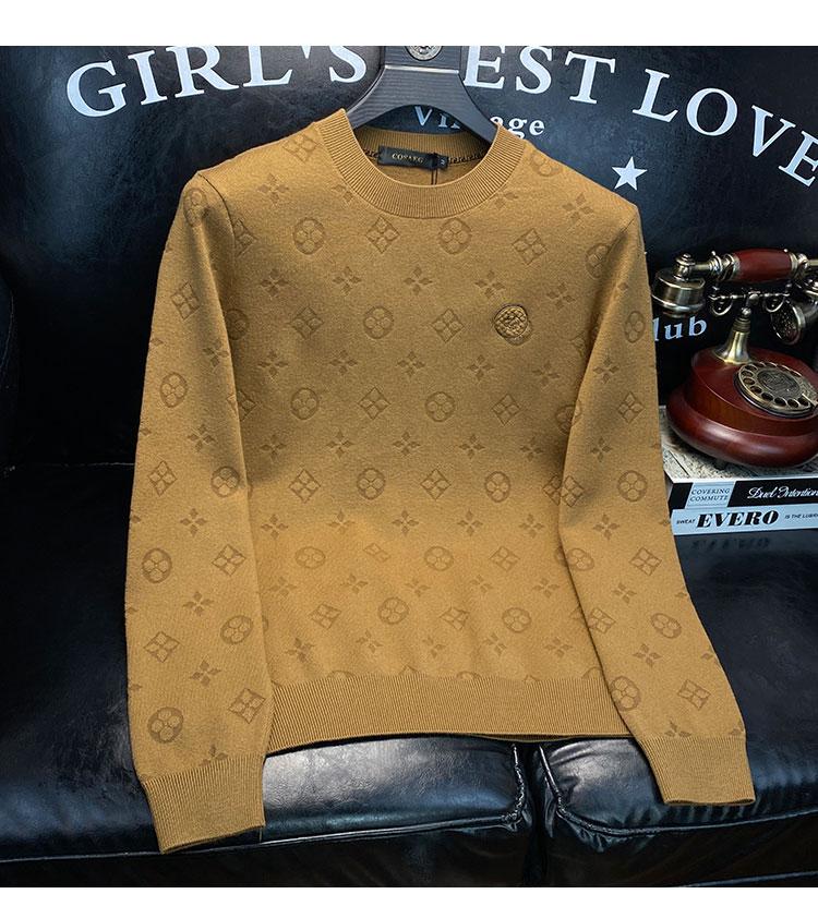 Fashion high-end round neck sweater slimming 1023112306