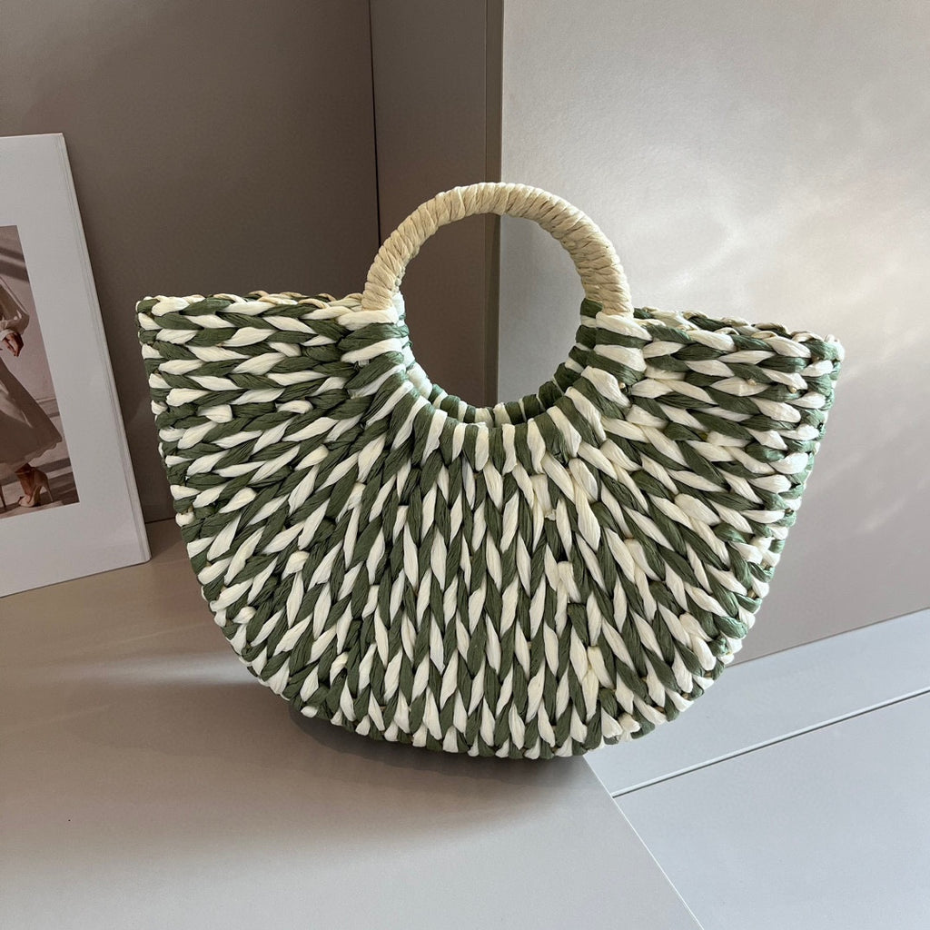 P summer fashion woven handbag 0724041113