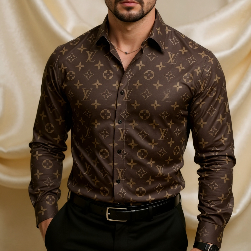 L printed shirt 3D0725102204
