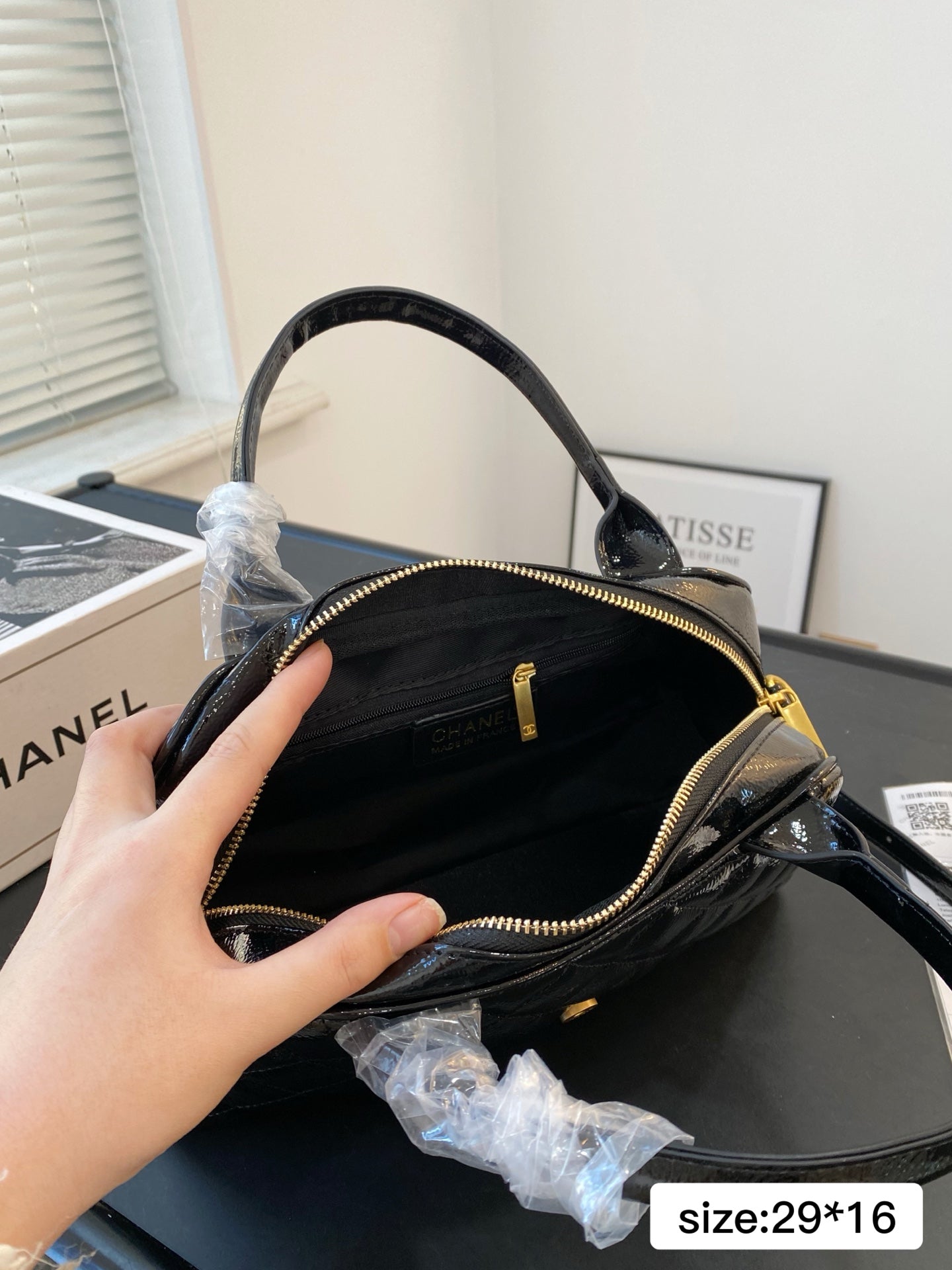Fashion Patent Leather Tote Bag 0725031108