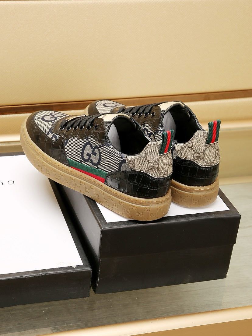 fashion printed rubber sole sneakers 0724072305