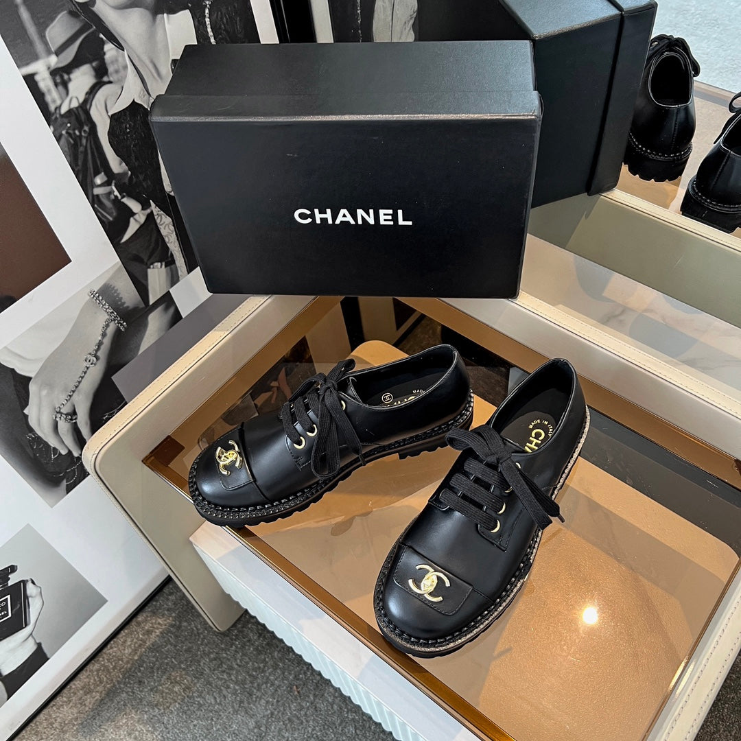 26SS New Women's Casual Leather Shoes 0726031012