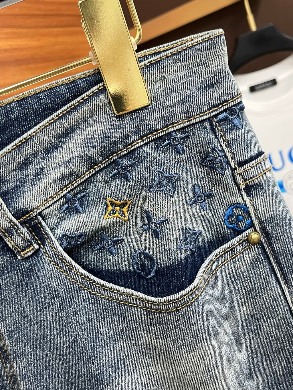 L men's business casual jeans 0725092607