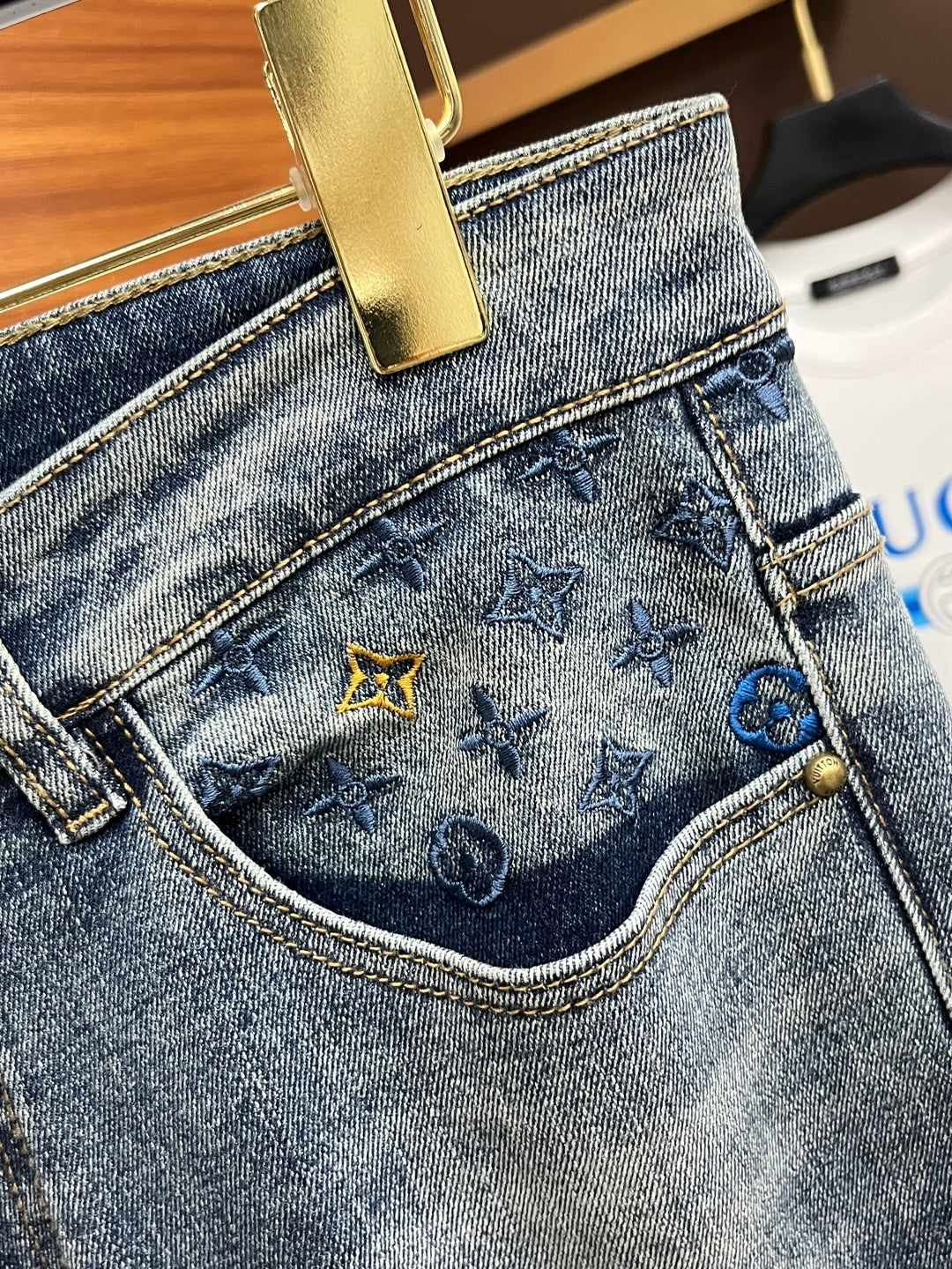 L men's business casual jeans 0725092607