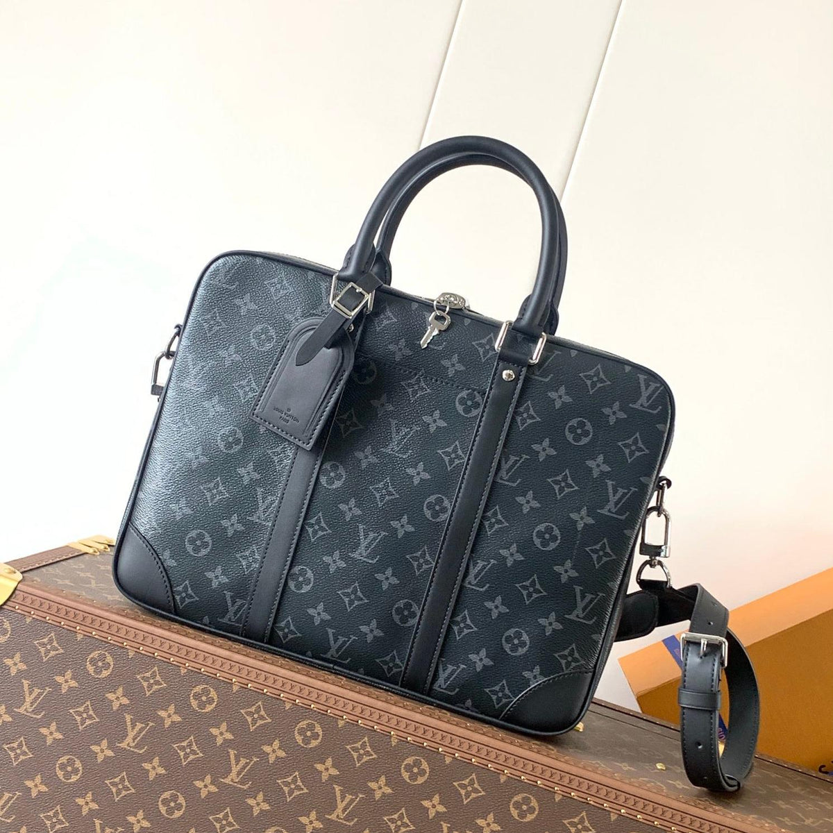 L fashion printed briefcase and handbag 0725052722