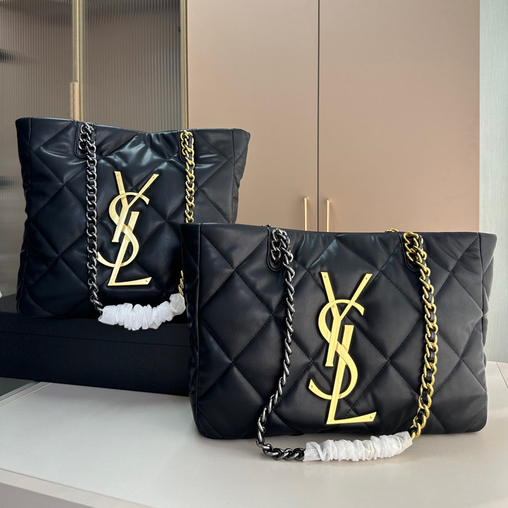 Y fashion rhombus chain tote bag 0724061208