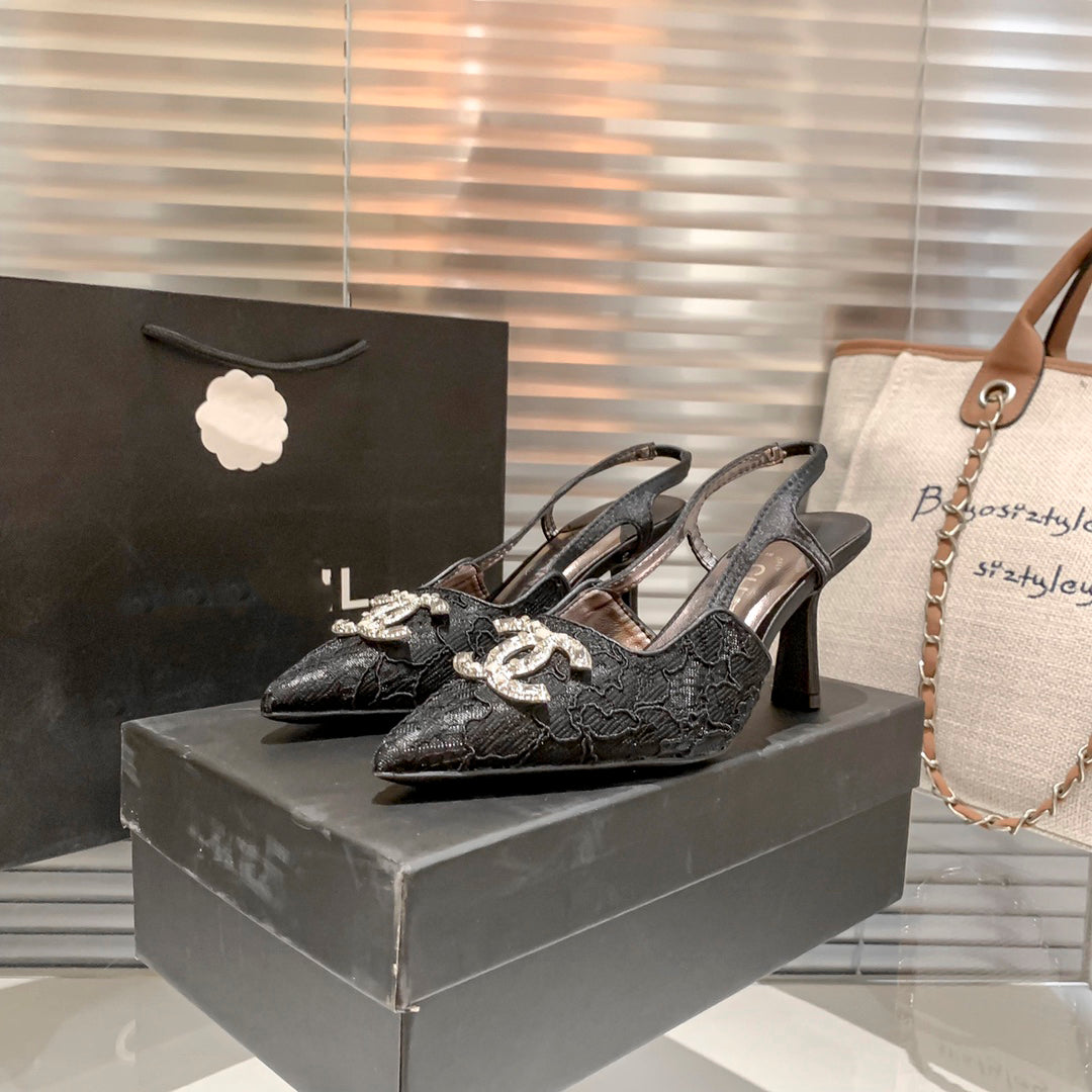 fashion lace high heels XC0723102502