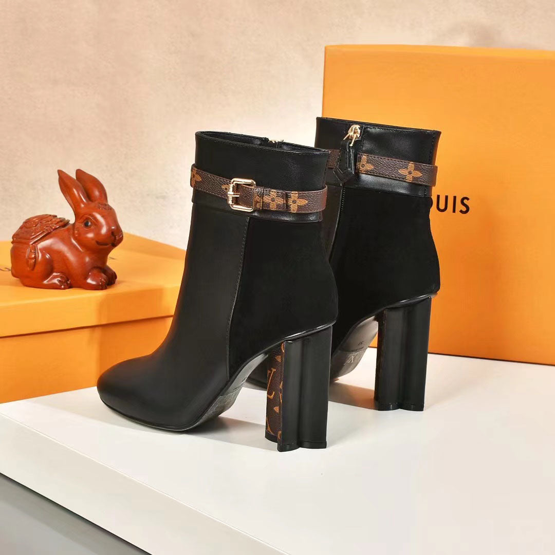 New fashion women's shoes versatile ankle boots S05
