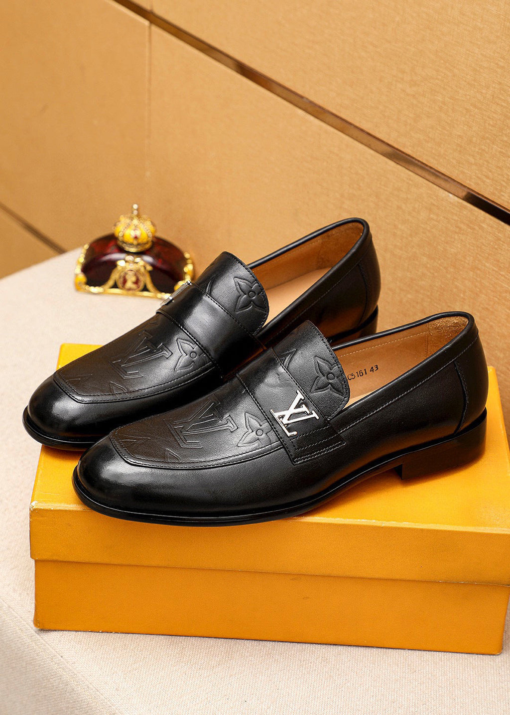 L Fashion 25ss printed leather shoes 0725060616