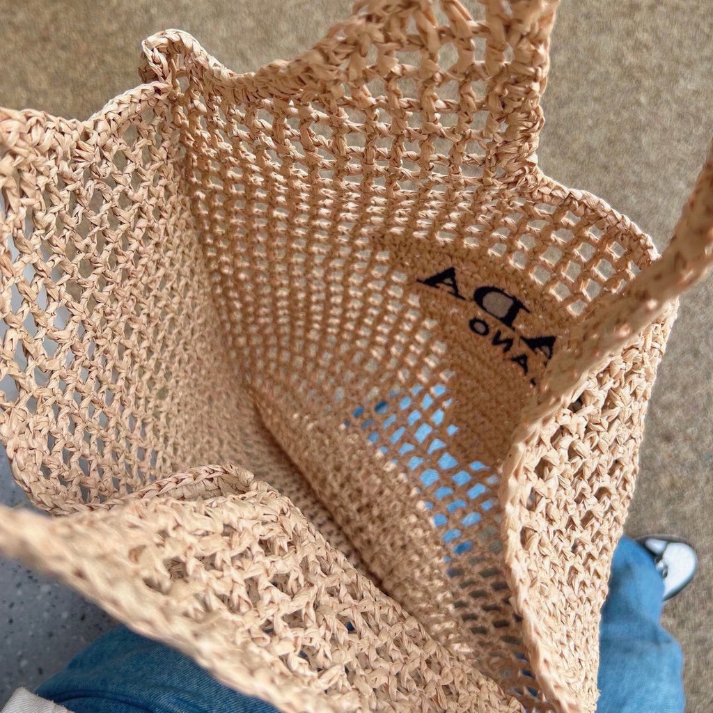 P summer fashion beach woven bag  0724041111