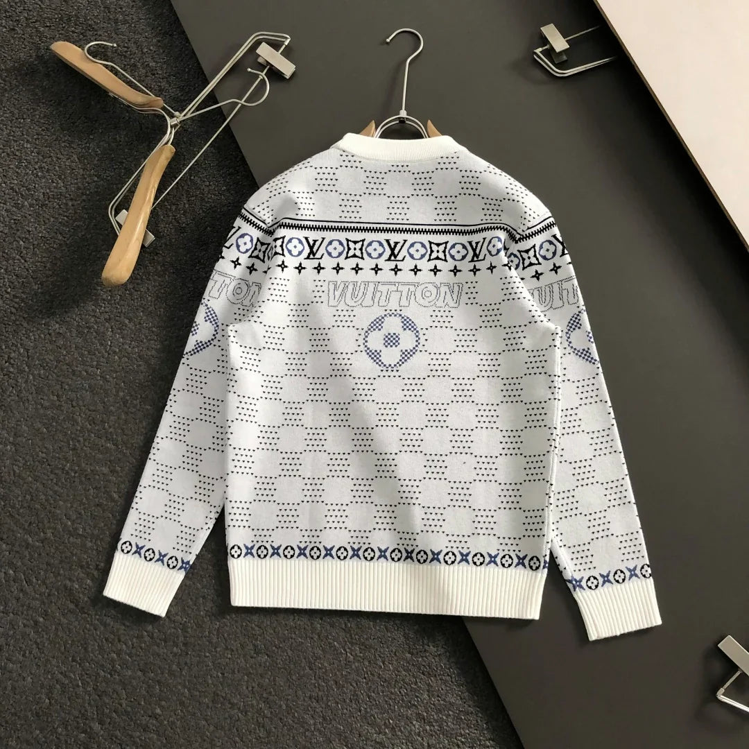 Crew-neck knit wool sweater 1025101410