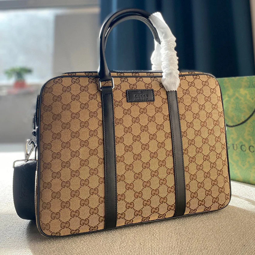 Luxury Monochrome Khaki Crossbody Briefcase 1024061209