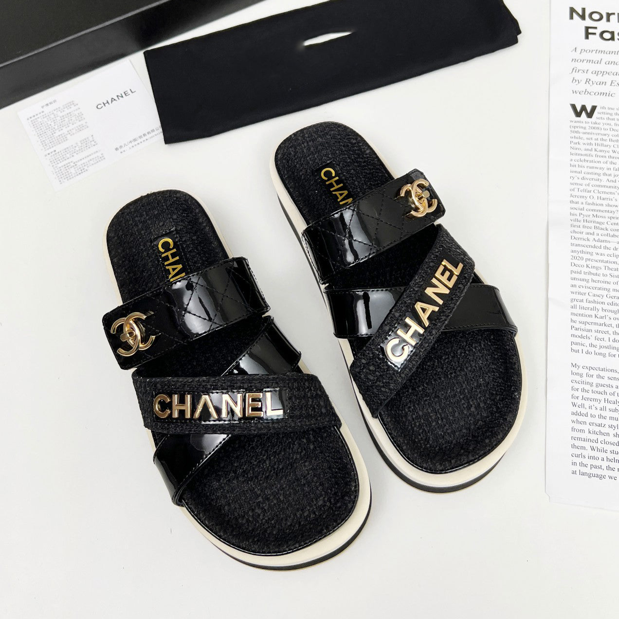 C New Flat Ladies Slippers XC07061202