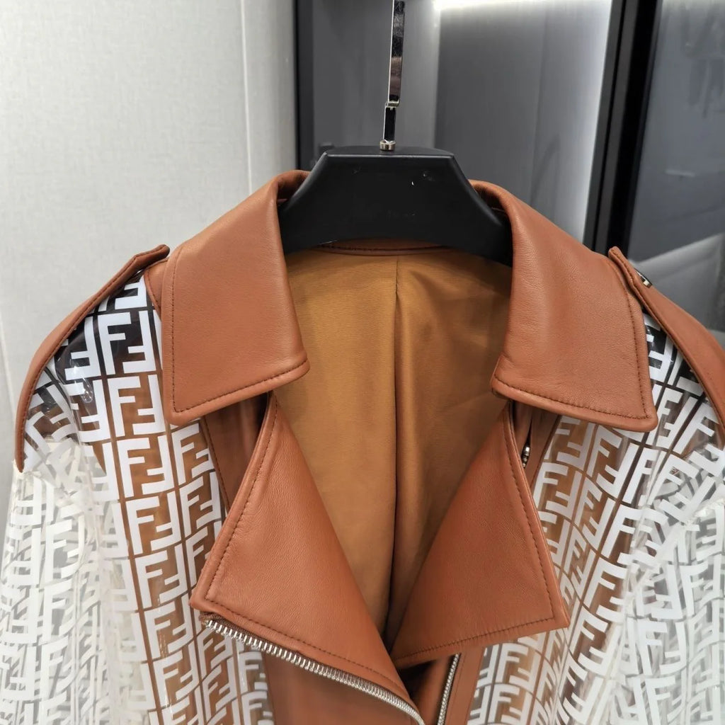 New genuine leather sheepskin jacket for women 1024110813