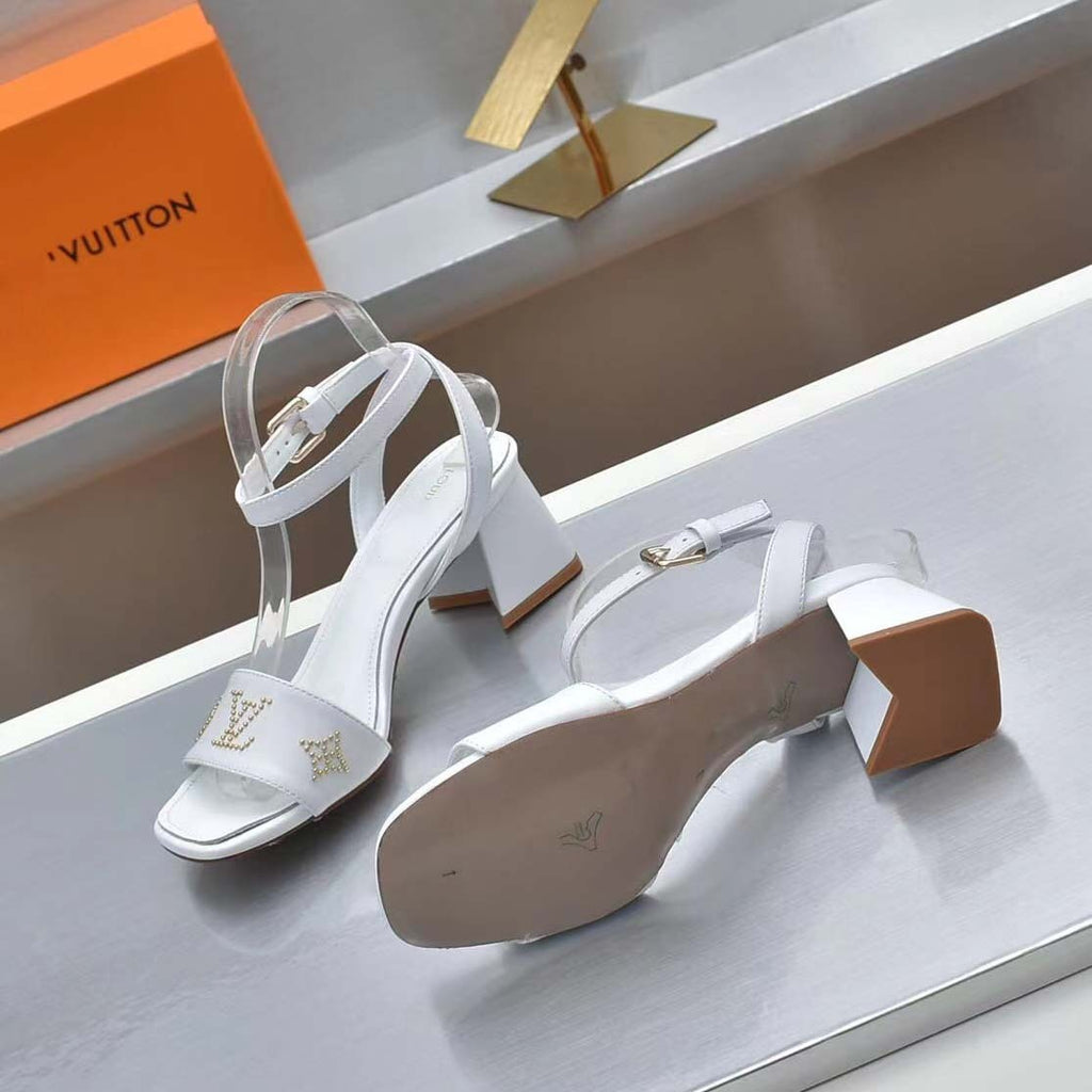 NEW V LOGO FASHION SANDALS 4 COLORS V02