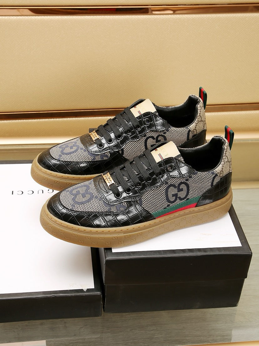 fashion printed rubber sole sneakers 0724072305