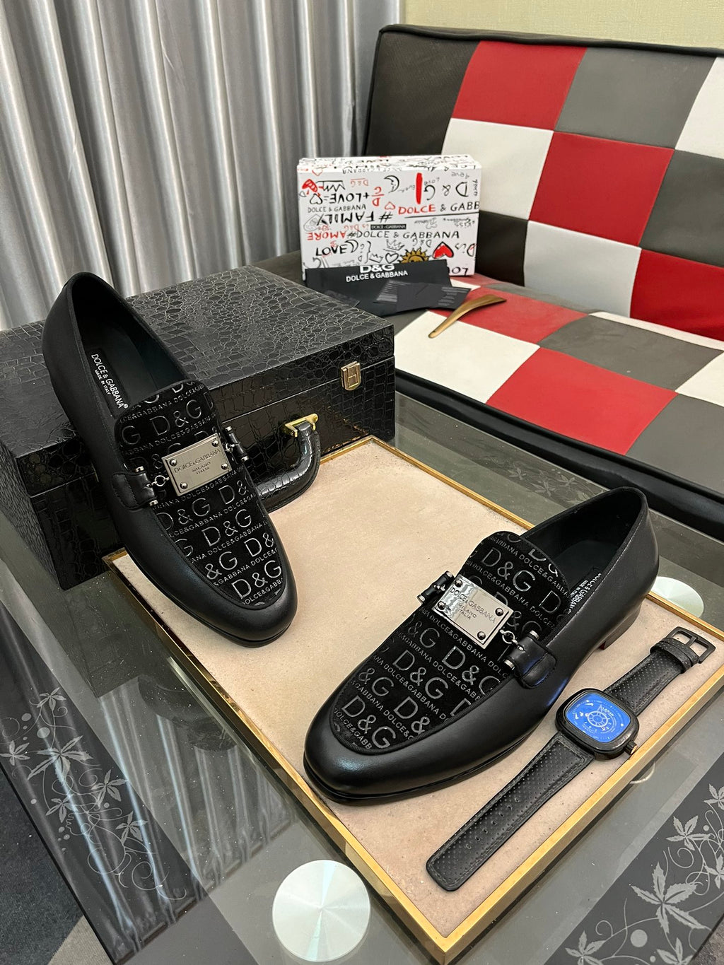 DG24ss new printed loafers 0724060412