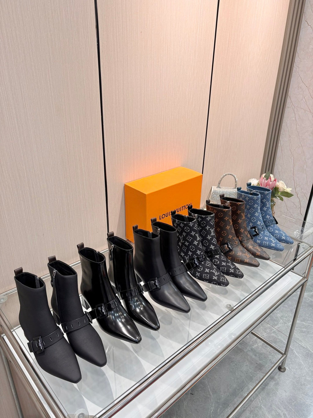 L fashion printing new 4.5cm short boots 0725102002