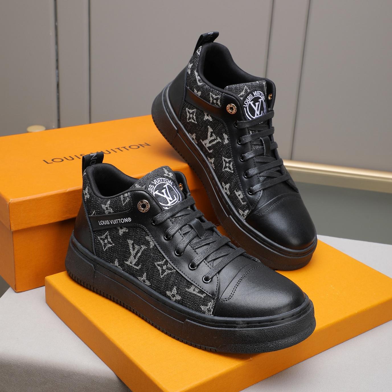 New printed men's high-top sneakers 0725121803