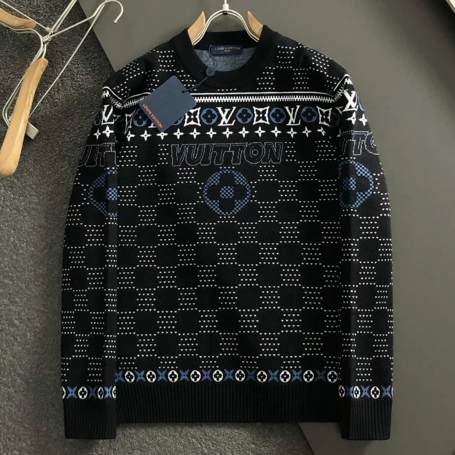 Crew-neck knit wool sweater 1025101410