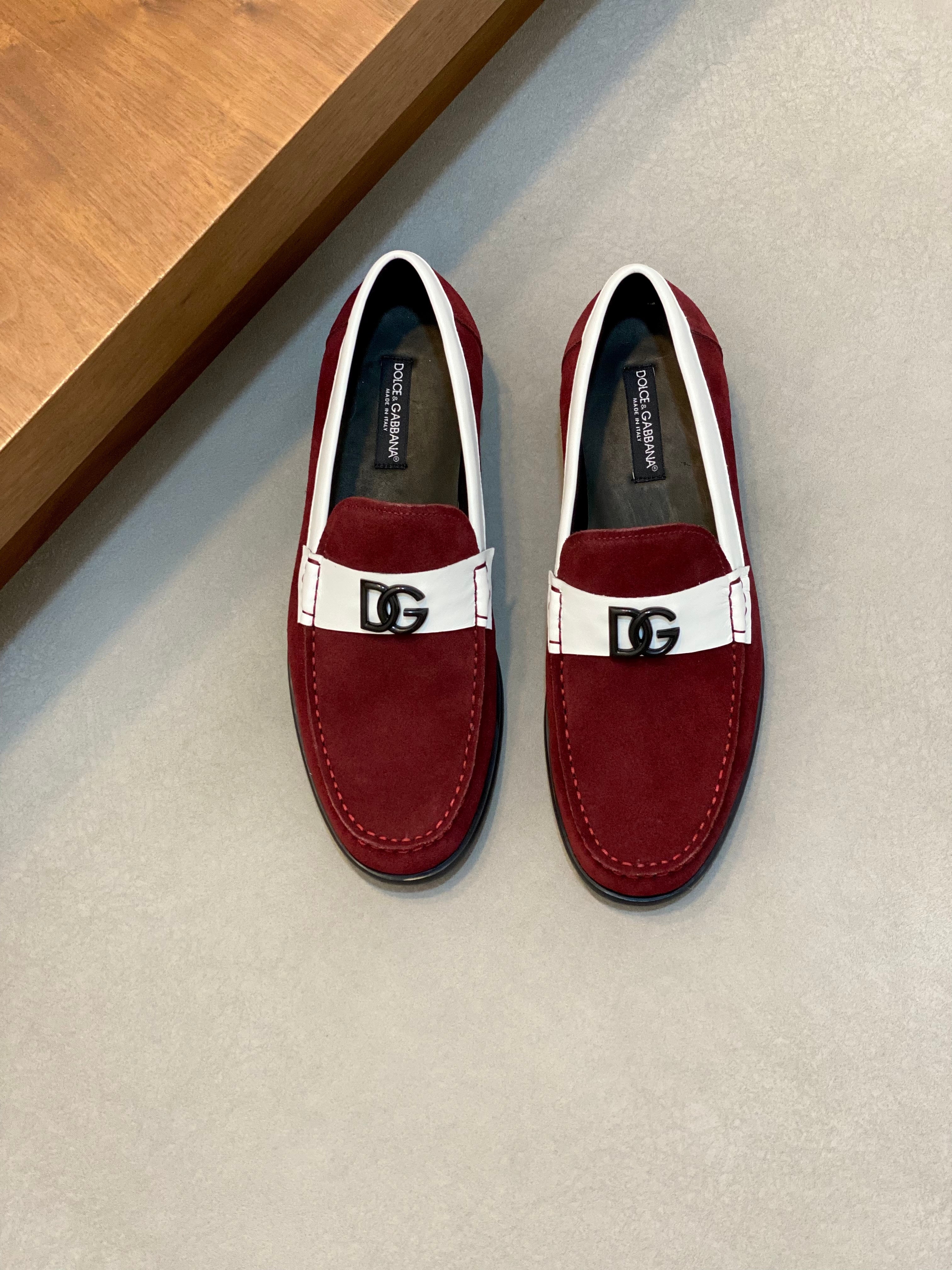 New stylish color-blocked casual loafers 0726041001