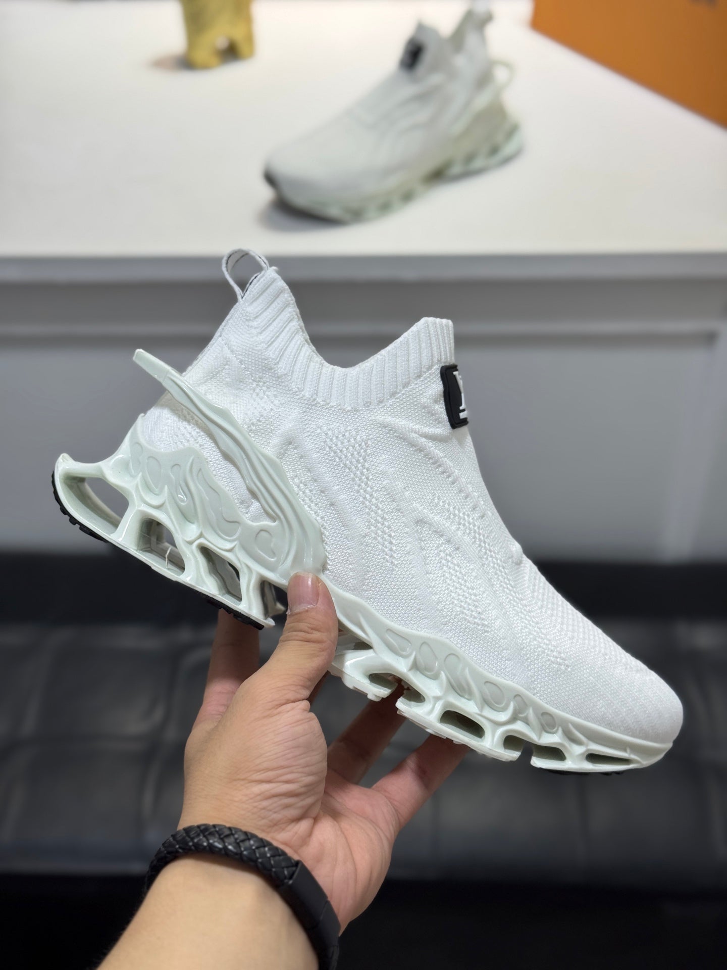 Men's Knitted Sneakers 0726041401