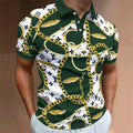 Men's Summer Fashion Printed Polo Shirts 3D1026071002