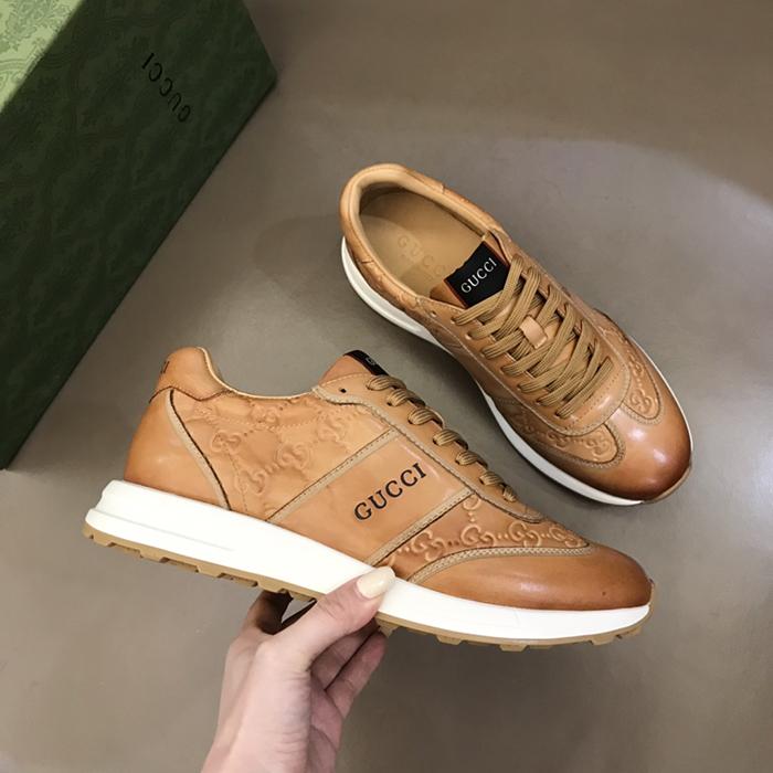 Original color top Leisure classic printed rubber sole cowhide casual shoes