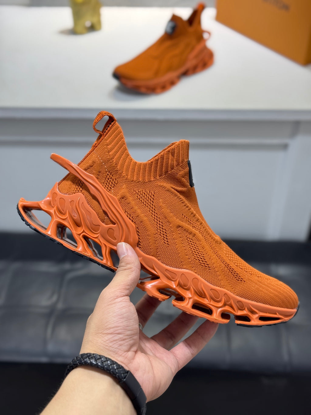 Men's Knitted Sneakers 0726041401